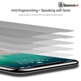  Kính cường lực 5 lớp chống bám vân tay Baseus LV161 cho iPhone X (0.25mm, Ultra Thin,  Anti Fingerprint Tempered Glass/Screen Protector) 