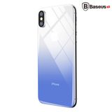  Kính cường lực đổi màu chống trầy mặt lưng Baseus Coloring LV262 cho iPhone X (0.3mm, 9H Tempered Glass Back Film) 