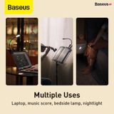  Đèn đọc sách mini, pin sạc tiện dụng Baseus Comfort Reading Mini Clip Lamp (Dịu mắt, chân kẹp, 3 mức sáng, 350mAh, 24h sử dụng) 