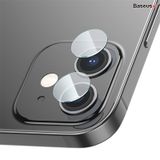  Bộ kính cường lực chống trầy Camera Baseus Gem Camera Lens Protective Film dùng cho iPhone 12 Series (0.25mm , 2 bộ/hộp) 