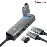  Bộ HUB chuyển đổi Type C sang USB 3.0 Baseus Cube HUB (Type C 3.0 to 3 USB3.0 + 2 USB2.0 OTG HUB) 