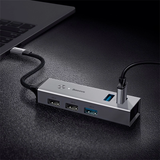  Bộ HUB chuyển đổi Type C sang USB 3.0 Baseus Cube HUB (Type C 3.0 to 3 USB3.0 + 2 USB2.0 OTG HUB) 