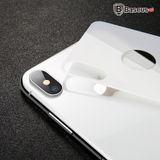  Kính cường lực chống trầy mặt lưng Baseus LV178 cho iPhone X (0.3mm, Ultra Thin, Back Protector) 