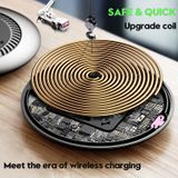  Đế sạc nhanh không dây tích hợp quạt hút tản nhiệt Baseus Whirlwind Desktop cho Apple iPhone/ Samsung (Qi Wireless Quick Charger) 