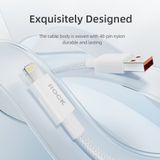  Cáp Sạc Nhanh USB to Lightning ROCK Z20 2.4A (1M, Nylon Braided) 
