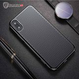  Ốp lưng chống nhiệt Baseus Small Hole Dots Case LV183 cho iPhone X (Small Hole Case - Luxury Smooth High Quality Hard Plastic) 