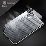  Ốp lưng chống nhiệt Baseus Small Hole Dots Case LV183 cho iPhone X (Small Hole Case - Luxury Smooth High Quality Hard Plastic) 