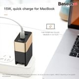  Bộ sạc nhanh đa năng Baseus Duke Universal Type C PD cho Smartphone/ Tablet/ Macbook (3.4A, 17W, 2 Ports , USB + Type C PD Travel Charger) 