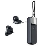  Pin Dự Phòng Kiêm Củ Sạc ROCK Portable with GaN PD20W/PD30W Wall Charger 5000mAh 