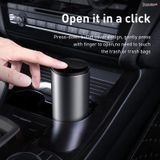  Thùng chứa rác Mini tiện dụng Baseus Gentleman Style dùng trên xe hơi hoặc bàn làm việc (Metal Vehicle-mounted Trash Can) 