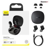  Tai nghe không dây TWS Baseus Encok True Wireless Earphones WM01 Plus (Bluetooth 5.0, Stereo Earbuds, Touch Control, Noise Cancelling) 