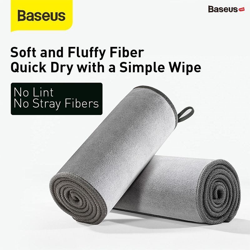  Khăn lau siêu mềm mịn chuyên dụng cho xe ô tô Baseus Easy Life Car Washing Towel 