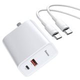  Bộ sạc nhanh đa năng Baseus Speed Dual Quick charger 30W dùng cho iPhone/iPad/Samsung/Huawei (2 Port, Dual USB QC3.0/USB QC3.0 + Type C PD) 