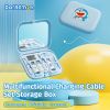  Hộp Đựng Đầu Cáp Sạc Đa Năng ROCK Doraemon Multifunctional Charging Cable Set Storage Box 