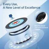  Giá Đỡ Điện Thoại Đa Năng Đế Hút Chân Không Điện ROCK Doraemon Q16 Pro (Xoay 360°, 33mm one-way extension with 180° angle adjustment, pin 130mAh, Doraemon Authentic) 