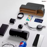  Ngăn chứa đồ tiện dụng dùng trên xe hơi Baseus Elegant Car Storage Box (Leather + Flannelette, Storage Organizer) 