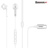  Tai nghe USB Type C Baseus Encok C16 cho Smartphone & iPad Pro 2018 (Stereo Hifi Wired Control In-ear Earphone) 