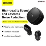  Tai nghe Bluetooth Baseus Encok True Wireless Earphones WM01 (TWS, Bluetooth 5.0, Stereo Earbuds, Touch Control, Noise Cancelling) 