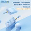  Pin Dự Phòng ROCK Doraemon PowerSack with Cable 10000mAh 22.5W (Fast Charging) 