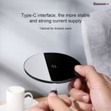  Đế sạc nhanh không dây siêu mỏng Baseus Simple Wireless Charger 10W  dùng cho iPhone / Samsung/ Huawei/ Xiaomi (Qi Wireless Quick Charge) 