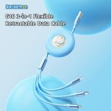  Cáp Sạc Đa Năng ROCK Doraemon G16 3-in-1 USB to M+L+C 3.5A (1m, 480Mbps) 