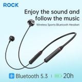  Tai Nghe Bluetooth Thể Thao ROCK Y6 Neckband (Bluetooth v5.3, 20H, SBC, AAC) 