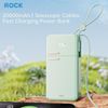  Pin Dự Phòng Kèm Cáp ROCK Y18 Fridge Series 20000mAh 22.5W (with Type-C + Lightning Built-in Cable) 