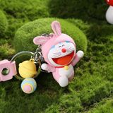  Móc Chìa Khoá Kèm Khuếch Tán Hương Thơm ROCK Doraemon Aroma Diffuser Key Chain (Easter chicken / Pink rabbit) 