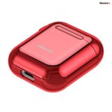  Bao Silicone chống trầy xước, có móc khoá dùng cho Airpods 1/2 Baseus Shining Hook Case (Soft TPU Case) 