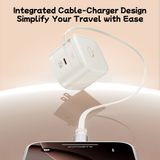  Củ Sạc Nhanh 2C ROCK Crayon Shinchan 35W (with Built-in 70cm Retractable Type-C Cable, GaN Smart Chip Technology, PD3.0, QC4.0, PPS, AFC, FCP, Smart Temperature Control, 8-Layer Safety Protection) 