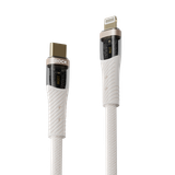  Cáp Sạc Nhanh 2 Đầu ROCK G20 Transparency Series 2-in-1 Fast Charge  Sync Cable 
