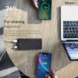  Pin dự phòng nhỏ gọn Baseus Gentleman Digital Display Powerbank 10000mAh dùng cho iPhone/Samsung/Oppo/ Xiaomi (10,000mAh, 2 Port USB, LED/ LCD Display) 