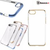  Ốp lưng trong suốt viền si màu Crome Baseus Glitter Case cho iPhone 7/8 Plus ( Ultra Thin, Luxury Plating Hard Plastic Case) 