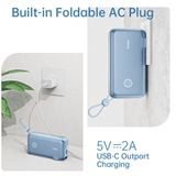  Pin Dự Phòng Kiêm Củ Sạc ROCK Y30 10000mAh 22.5W (with Built-in Type-C + Lightning Cable) 