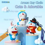  Móc Chìa Khoá Kèm Khuếch Tán Hương Thơm ROCK Doraemon Aroma Diffuser Key Chain (Angel / Devil) 