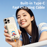  Pin Dự Phòng ROCK Doraemon TieTie with Type-C Built-in Cable 10000mAh 20W 