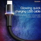  Cáp sạc nhanh siêu bền Baseus Halo Data Lightning Cable cho iPhone/iPad (2.4A Fast Charge , LED Light indicator) 