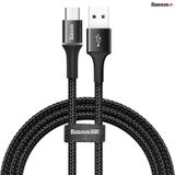  Cáp sạc nhanh siêu bền Baseus Halo Data Micro USB Quick Charge Cable cho Samsung/Xiaomi/Oppo/LG/Huawei (3A, Quick charge 3.0, LED Light indicator) 