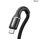  Cáp sạc nhanh siêu bền Baseus Halo Data Micro USB Quick Charge Cable cho Samsung/Xiaomi/Oppo/LG/Huawei (3A, Quick charge 3.0, LED Light indicator) 