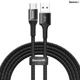  Cáp sạc nhanh siêu bền Baseus Halo Data Micro USB Quick Charge Cable cho Samsung/Xiaomi/Oppo/LG/Huawei (3A, Quick charge 3.0, LED Light indicator) 