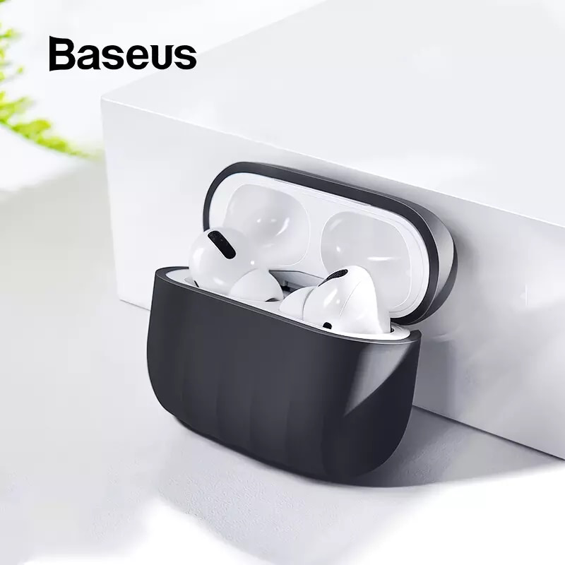  Case chống sốc cho Airpods Pro Baseus Shell Pattern Case (Soft TPU, Oil stain and Fingerprint Silica Gel) 
