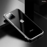  Ốp lưng Silicone dẽo trong suốt viền si Crome màu Baseus Shining Case cho iPhone 11/Pro/Pro Max 2019 ( Soft TPU Silicone Clear Case) 