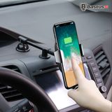  Bộ đế giữ điện thoại tích hợp sạc không dây dùng cho xe hơi Baseus LV191 (Heukji Wireless Charger Gravity Car Mount) 