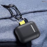  Case chống sốc có móc khoá đeo cho Airpods Baseus Let''s go Woven Label Hook Protective Case (For AirPods 1/2 Generation) 