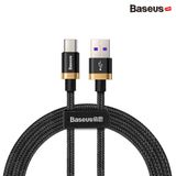  Cáp sạc nhanh Type C Baseus Purple Gold HW Flash Charge Cable cho Huawei/ Xiaomi (40W, 5A , QC3.0/ Huawei Super Quick charge) 