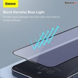  Kính cường lực full viền, chống bể mép dùng cho iPhone 12 Series Baseus 0.23mm Curved-screen Tempered Glass (02 Pcs/set, PET Soft Edge, Crack-resistant edges ) 