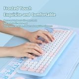  Combo Lót Chuột + Chuột Không Dây + Bàn Phím Không Dây ROCK Doraemon Transpancy Set (2.4GHz) 