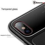  Ốp lưng chống sốc Baseus Knight Case cho iPhone X (Tempered Glass + Silicone Hybrid Armor) 
