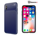  Ốp lưng chống sốc Baseus Knight Case cho iPhone X (Tempered Glass + Silicone Hybrid Armor) 