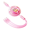  Cáp Sạc Dây Rút 3-In-1 ROCK Crayon Shinchan USB to L+M+C 3.5A (480Mbps, Retractable Cable, 1.1M) 
